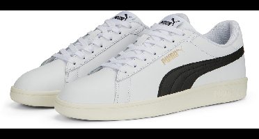 PUMA Puma Smash 3.0 L Unisex Sneakers - PUMA White-PUMA Black-PUMA Gold-Frosted Ivory