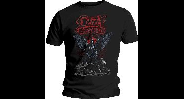 Ozzy Osbourne - Angel Wings Heren T-shirt - L - Zwart