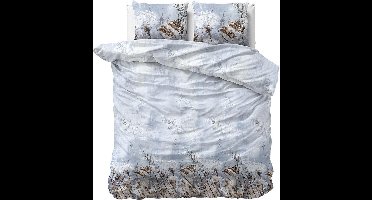 Dreamhouse Flanel Janine - Dekbedovertrekset - Tweepersoons - 200x200/220 + 2 kussenslopen 60x70 - Grijs