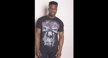 Iron Maiden - Final Frontier Eddie Vintage Heren T-shirt - M - Zwart