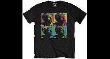 Tupac - Pop Art Heren T-shirt - L - Zwart