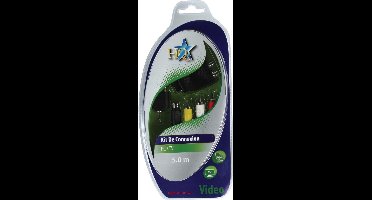 HQ - HQBF-VKIT01-5 - kabeladapter / verloopstukje - PC TV - 5 meter - Zwart