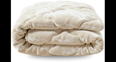 Zelesta Flanel Uni - Beige 160x220cm