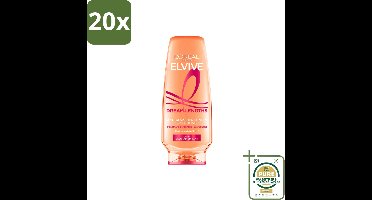 20 x L'Oréal Paris Elvive Dream Lengths - Conditioner - 250 ml - Wasstrips - Lang Haar - Beschadigd Haar - Haar Herstel - Haar Verzorging - Haar Voeding