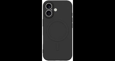 Just in Case hoesje geschikt voor iPhone 17 Hoesje geschikt voor MagSafe - Color Backcover - Zwart
