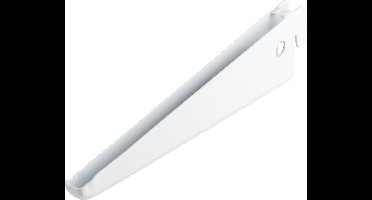 Plankdrager voor wandrail dubbel - wit gelakt - 470 mm