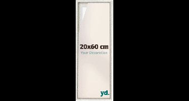 yd, Baklijst 20x60 cm White Wash - Lijst voor Canvasdoek - MDF Lyon