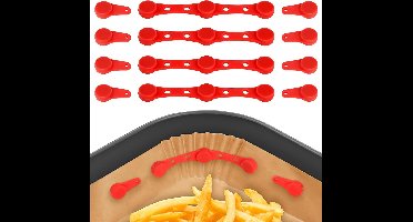 12 Artikelen Airfryer Magneet Siliconen Gesp Wordt Gebruikt om Bakpapier op Zijn Plaats te Houden om te Voorkomen Dat Het Loslaat Door Contact met Het Verwarmingselement, Geschikt Voor Airfryers