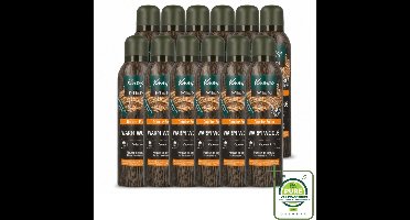 12 x Kneipp - Douche schuim - Men - Warm Woods - Warme houtgeur - 200 ml - Grootverpakking - Vaatwasstrips - Douche Foam - Warme Houtgeur - Mannelijke Geur - Natuurlijke Verzorging - Huid Verzorging