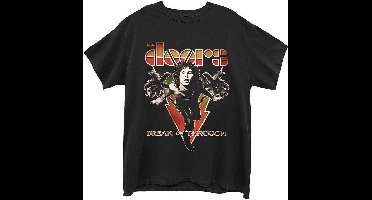 The Doors - Break On Through Heren T-shirt - L - Zwart