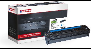 Edding EDD-2105 Toner Single vervangt Canon, HP 131A (CF211A) Cyaan 1800 bladzijden Compatibel Toner