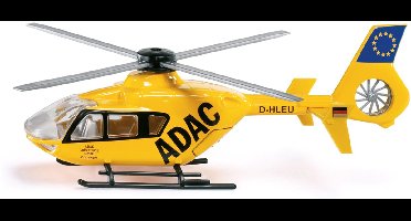 SIKU 2539, Reddingshelikopter, 1:55, metaal/kunststof, geel, beweegbare rotors