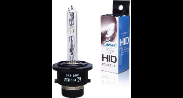 Blanco HID-Xenon lamp D4S 5000K 25% UP + E-Keur, 1 stuk