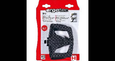 Pedaalset Ergotec EP-1 anti-slip- zwart