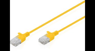 Digitus DK-1618-003S-Y netwerkkabel Geel 0,3 m Cat6 U/UTP (UTP) Rond