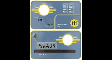 FaNaTtik Fallout Replica Security Keycard Vault 111 Limited Edition 11 cm Replica: 1/1