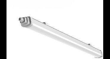 Kelderlamp Plafondlamp LED garageverlichting Halverlichting, IP65, 36W 4320lm 4000K neutraal wit, L 120 cm