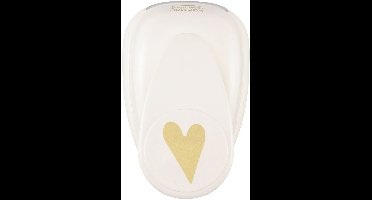 Vaessen Creative Pons - Figuurpons - Hart - 3 x 4,2 cm