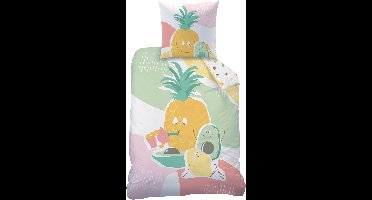 Matt & Rose Dekbedovertrek Tutti Frutti - Eenpersoons - 140 x 200 cm - Katoen