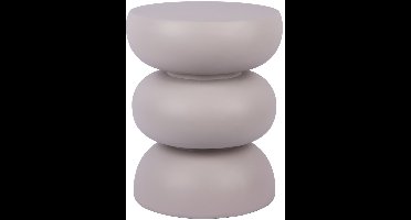 Leitmotiv Kruk Curva - Warmgrijs - 35.5x35.5x44cm - Modern