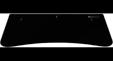 Arozzi Arena Medium Gaming Bureau Vervangende Muismat - 140 cm - Diepzwart