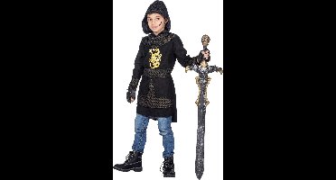 Ridder Tuniek Zwart/Goud Kind - Maat 140