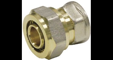 Schroeffitting Koppeling 20 x 2 - 3/4" IG