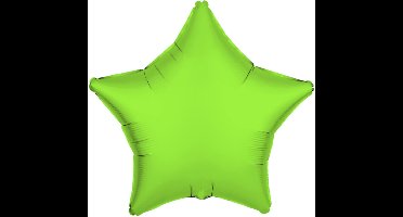 Riethmüller - Folieballon ster - neon groen - 45 cm
