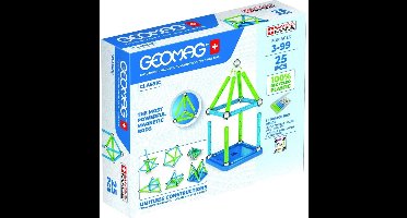 Geomag Classic Green Line Recycled - Magnetisch Constructiespeelgoed - 25-delig - Vanaf 3 jaar