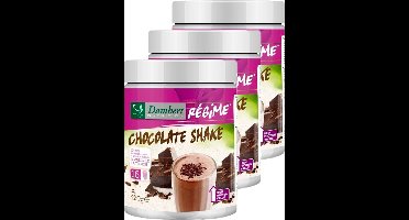 Damhert | Régime | Maaltijdshake | Chocolade | 3 Stuks | 3 x 520 gram