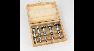 Westfalia Forstner boren set 5 stuks (15/ 20/ 25/ 30/ 35 mm)