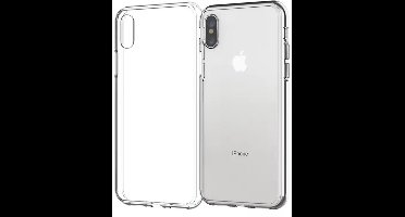 New Age Devi - Transparant Siliconen Back Cover geschikt voor iPhone X10 - Hoesje - Case