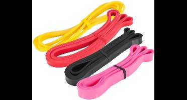 Gorilla Sports Voordeelset - weerstandsbanden - fitness elastiek - resistance band