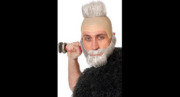 Glatze en baard bruin