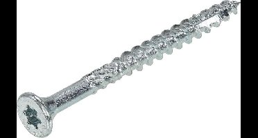 Dynaplus - Unischroeven - Torx 30 platkop - 6 x 100mm - Verzinkt - Deeldraad (100 stuks)