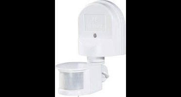 Renkforce 1296294 PIR-bewegingsmelder Wand 180 ° Relais Wit IP44