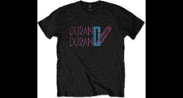 Duran Duran - Double D Logo Heren T-shirt - M - Zwart