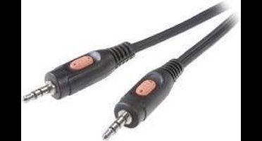 SpeaKa Professional SP-7870376 Jackplug Audio Aansluitkabel [1x Jackplug male 3,5 mm - 1x Jackplug male 3,5 mm] 5.00 m