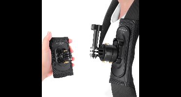 Rugzak Schouderband Mount Compatibel met GoPro DJI Insta360 Actiecamera's - 360° Camera Rugzak Clip Houder Quick Release & Eén Tuimelschakelaar voor Fotografie Video Opname - GP63