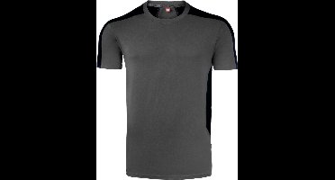 HAVEP T-shirt Bicolor 10072 - Charcoal/Zwart - 2XL