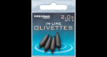 Drennan In-Line Olivette - Lood - 2.0g - Brons