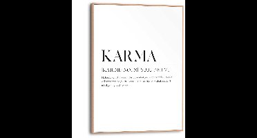 Schilderij Karma - 40 x 30 - Hout - REINDERS