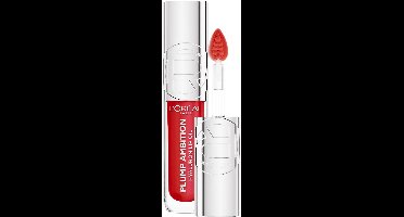 L'Oréal Paris Plump Ambition 380 Rouge In Love Lipgloss - Lipolie met Hyaluronzuur - Voor vollere en glanzende lippen - Fuchsiarood - 5,4 gr