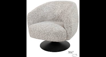 Draaifauteuil Louis 360 - Puente - Ecru 06 - Star Collection