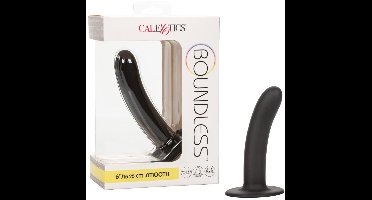 Calexotics - Boundless Smooth - Gladde Strap-on Anaal Plug met Zuignap - Siliconen - Drie Maten - Zwart L