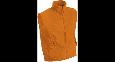 James and Nicholson Unisex Vlies Vest (Oranje)