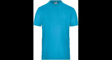James and Nicholson Heren Organisch Katoenen Stretch T-Shirt (Turquoise)
