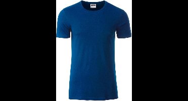 James and Nicholson - Heren Standaard T-Shirt (Donkerblauw)