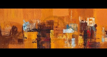 Kunstdruk Francesco Cusumano - Mondo Astratto 138x52cm
