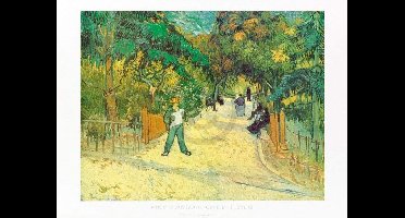 Kunstdruk Vincent Van Gogh - Giardini Publici 80x60cm